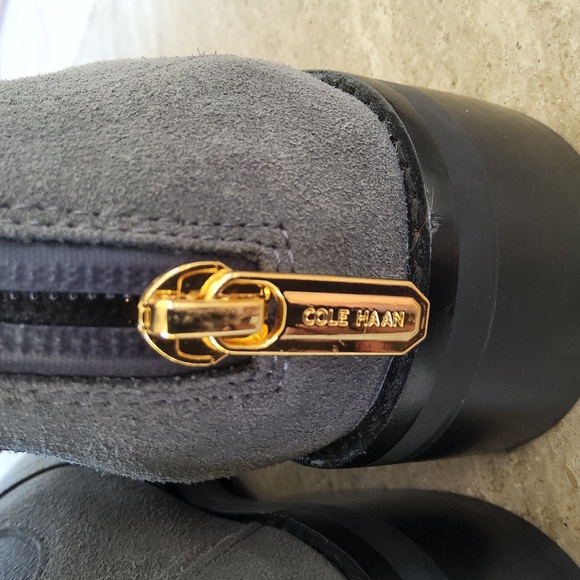 Cole Haan Gray Suede Ladies Boots size 8 M - Picture 7 of 11